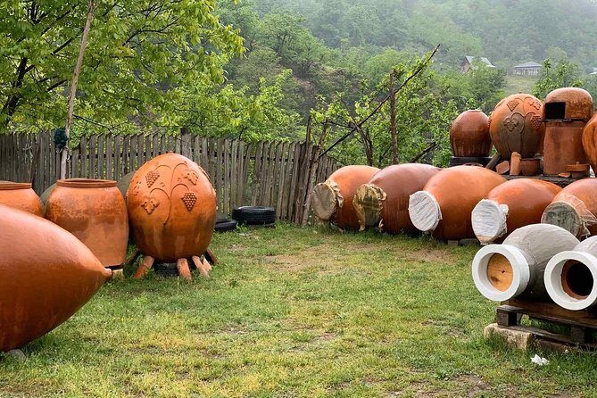 ️ Kakheti tour - Private Full Day Wine tour with Lunch and Wine tasting - Stop 1: Badiauri route to Sighnaghi with bread and cheese
