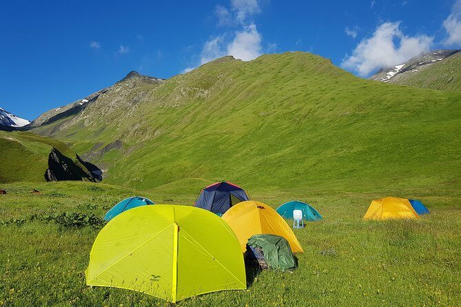 7-day hiking expedition to Tusheti through the Atsunta pass - Omalo base camp and horse riding to Shenako and Diklo