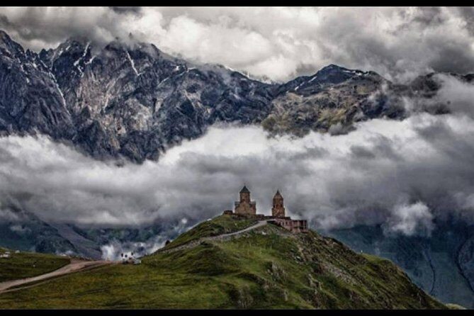 Ananuri, Gudauri, Kazbegi. Military Road of Georgia. Private tour. - Stop 1: Zhinvali Water Reservoir and the turquoise dam moment