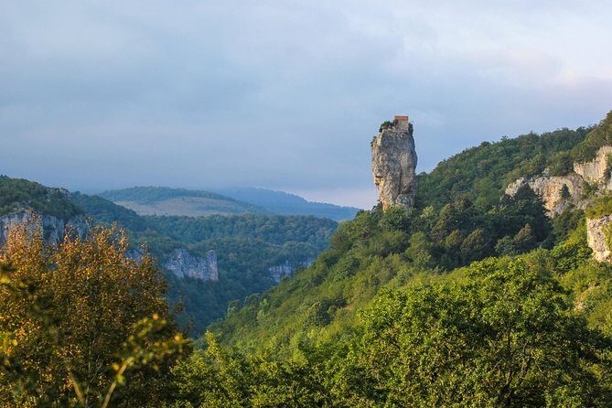 Chiatura and Katskhi Pillar One Day Urbex Tour - Katskhi Pillar: The Monk’s Vertical Monastery in Imereti