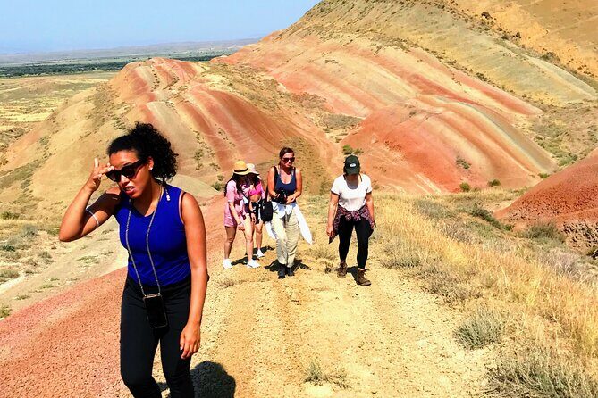 David Gareji and Real Rainbow Mountains Off-Road adventure + hike - Kapatadze Lake: salt, color, and a calmer ending