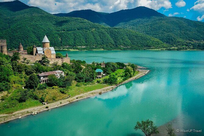 Day Tour Tbilisi – Ananuri – Kazbegi – Tbilisi - Zhinvali Water Reservoir: your first big pause north of Tbilisi