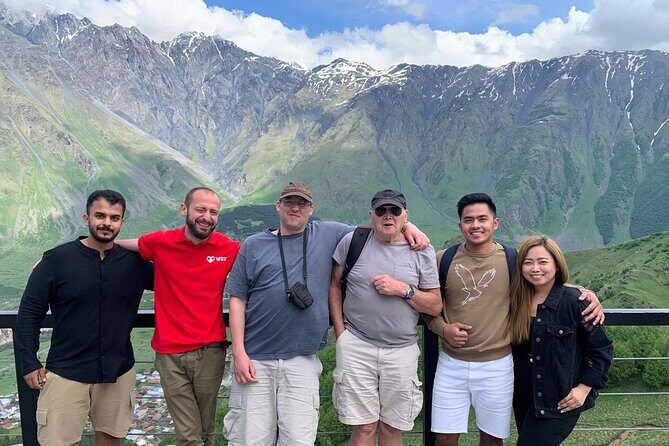 Day tour to mountains Jinvali lake, Ananuri, Kazbegi, Arch friendship - Gudauri stop: Cross Pass country and ski-resort views