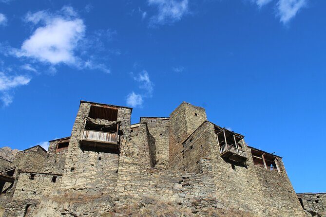 day trip to Shatili, Khevsureti, Mutso, Ananuri. - Entering The Ananuri Fortress Grounds by Zhinvali Reservoir