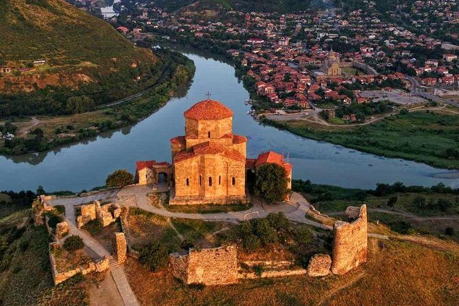 Four Historical Places: Mtskheta-Gori-Uplistsikhe-Jvari Monastery- Private Tour - Entering Jvari Monastery: the view does the storytelling