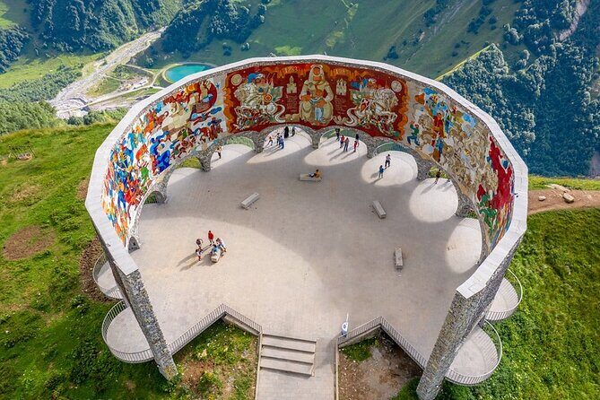 From Tbilisi: Kazbegi Day Tour, Gergeti Trinity, Ananuri &Gudauri - Kvemo Mleta dinner stop: traditional food, but plan for the bill