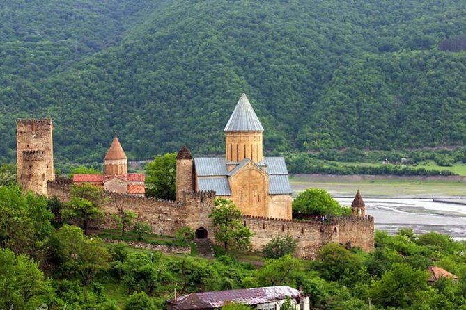 full day Kazbegi-Gudauri-jvari -from Tbilisi - Gergeti Trinity Church under Mount Kazbek: the Kazbegi photo that actually teaches you something