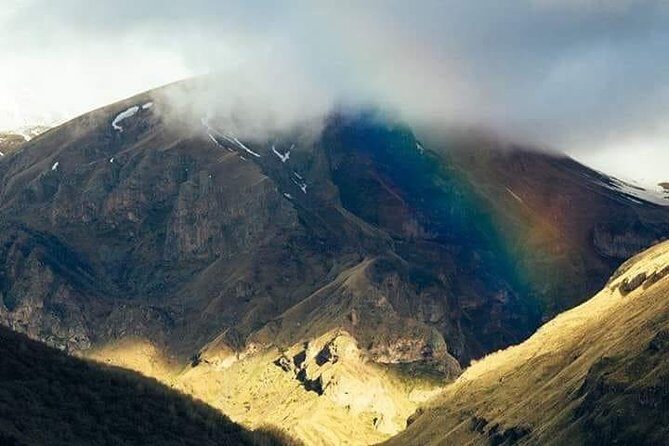 full day Kazbegi-Gudauri-jvari -from Tbilisi - Stop 1: Jvari Church and the Saint Nino cross story