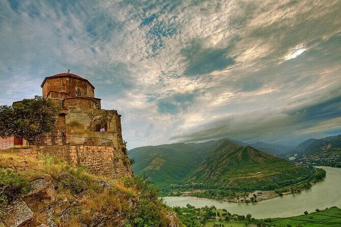 Full-Day Kazbegi - Stepantsminda, Gudauri Private Guided Tour - Jvari Church: the view over old Mtkheta