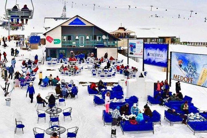 Gudauri ski tour (Group Tour) - The Gudauri Moment: Five Hours for Skiing, Paragliding, and Snow Tire Sliding
