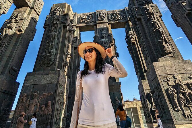 Instagrammable sites of Tbilisi private tour - Holy Trinity Cathedral and Shardeni Street: big monument energy + street-level charm