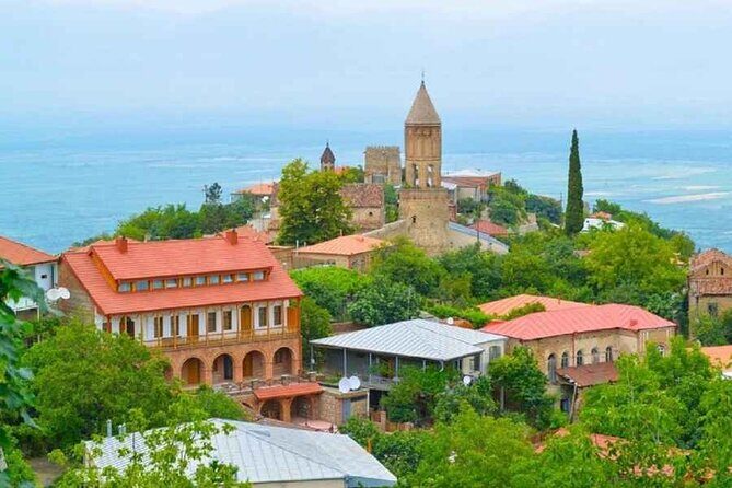 Kakheti, Bodbe, Sighnaghi and Telavi (Group Tour) - Stop 1: Manavi—Wine, Chacha, Cognac, Churchkhela, Honey (and Photos)