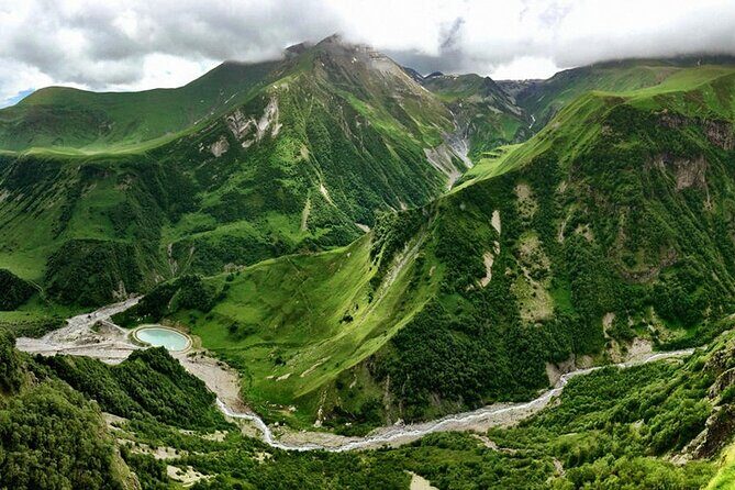 Kazbegi Amazing Tour - Stop 1: Zhinvali Reservoir’s fjord-style scenery in 15 minutes