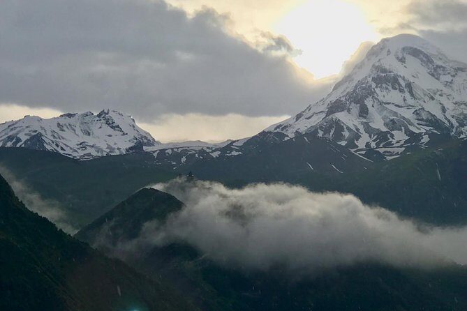 Kazbegi Day Trip (Jinvali, Ananuri, Gudauri, Gergeti church) - Gudauri: ski-country altitude on the Georgian Military Road