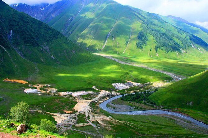 Kazbegi MOUNTAIN Tour (GLORY OF THE NATURE) + MANY NEW LOCATIONS - Kobi sulfur springs and Gergeti Trinity Church above Stepantsminda
