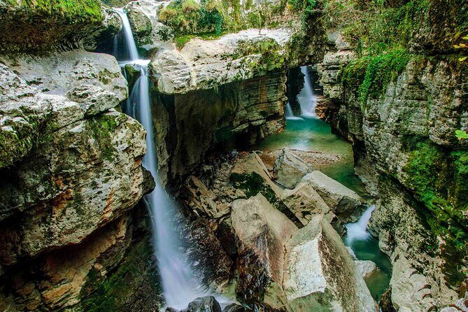 Martvili Canyon Prometheus Cave And Hot Springs From Batumi - Prometheus Cave: Underground Lakes and Boat Ride Through Stone Waterfalls