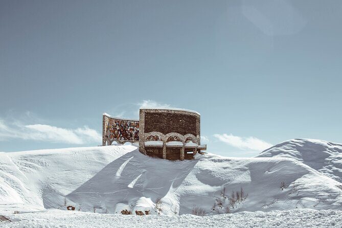 Private day trip to the Caucasus mountains and the Russian border - Gergeti Trinity Church: the 14th-century photo moment near Kazbegi