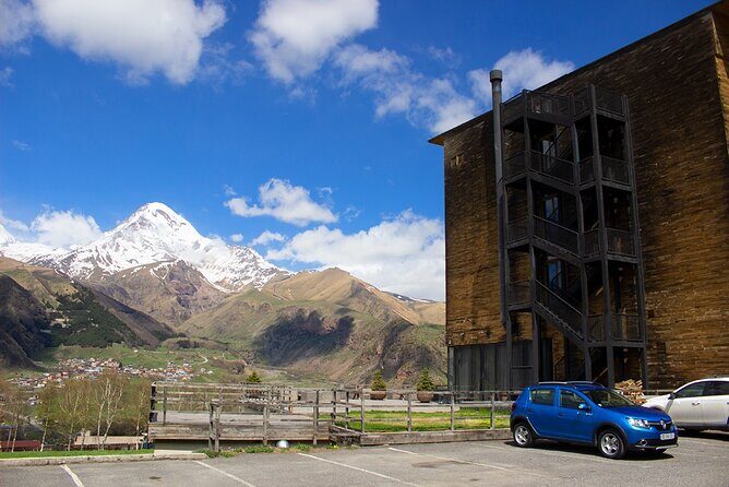 Private day trip to the Caucasus mountains and the Russian border - Gudauri stop: ski-resort views and a possible ski-lift detour