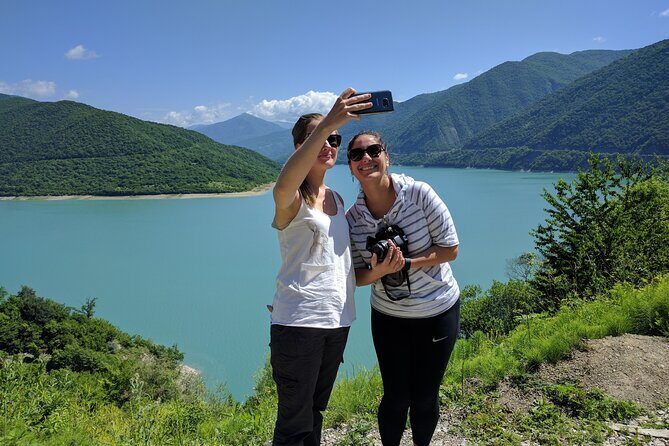 Private Kazbegi Tour: Gergeti, Ananuri & Scenic Views - Stop 1: Zhinvali Reservoir Blue Waters and the Legend