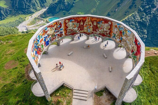 Private Tour: Ananuri Gudauri and Kazbegi - Jvari Pass Travertine Natural Monument: Mineral Springs at High Altitude