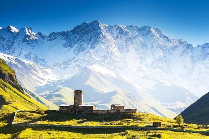 Private tour to Mestia - Ushguli - Svaneti - the magical mountains - Day 1: Okatse Canyon bridges, Kinchkha waterfall, and Martvili boat rides