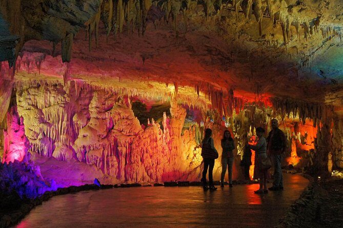 Prometheus cave, Martvili canyon, Okatse waterfall and Lomina lake from Kutaisi - Prometheus Cave: a guided 1.4 km walk with an underground lake