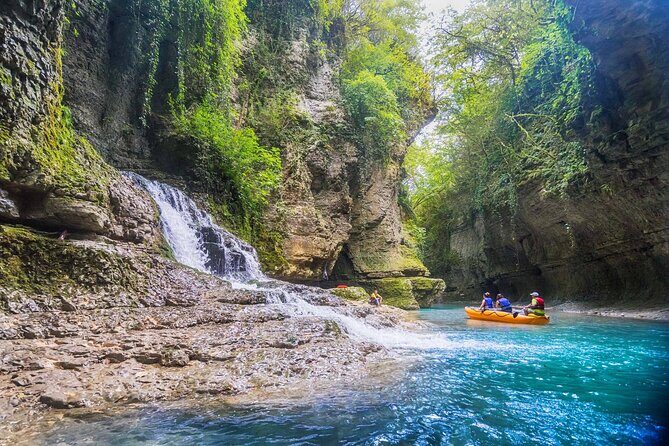 Prometheus Cave, Okatse Canyon & Martvili Canyon from Kutaisi - Okatse Canyon: the 780 m hanging trail over the Dadiani forest