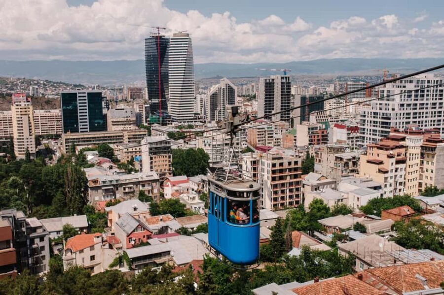Tbilisi: Old and New City Guided Tour with 2 Cable Car Rides - Where the day starts: hotel pickup, Rike Park, and your first view of Tbilisi