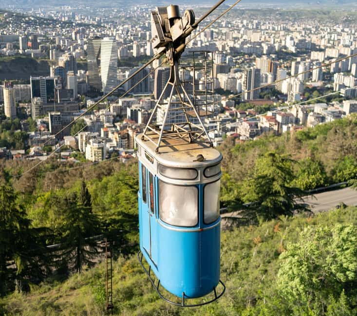 Tbilisi: Old and New City Guided Tour with 2 Cable Car Rides - Turtle Lake cable car and ropeway: the second peak that slows the day down