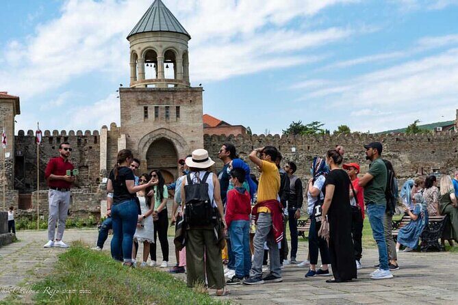 Tbilisi Walking Tour Including Cable Car and Wine Tasting - Narikala Fortress and the cable car break for the hill climb