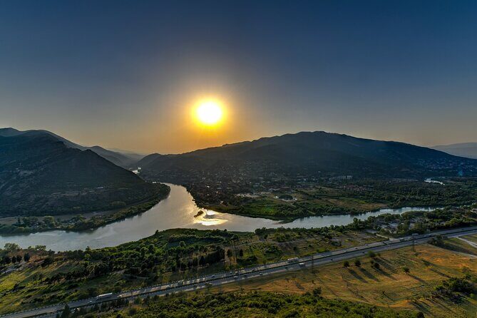 Tbilisi:Mtskheta,Jvari,Bazaar,wine tasting,Chronicles of Georgia - Jvari Monastery: the hilltop church with the river confluence views