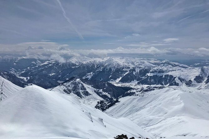 Tour to Kazbegi Ananuri Zhinvali Gudauri Full Day - Gudauri: Ski-Resort Views at 2,200 Meters